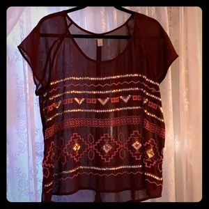 Beautiful Burgundy blouse